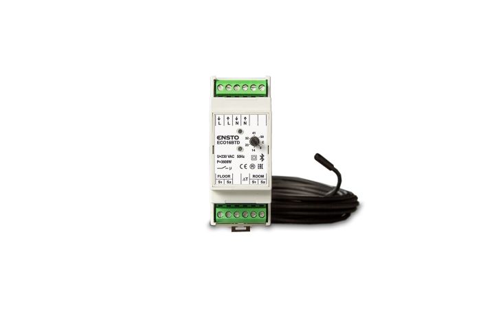 Reguliatorius grindų-patalpos DIN 16A 230V BLUETOOTH - ENSTO