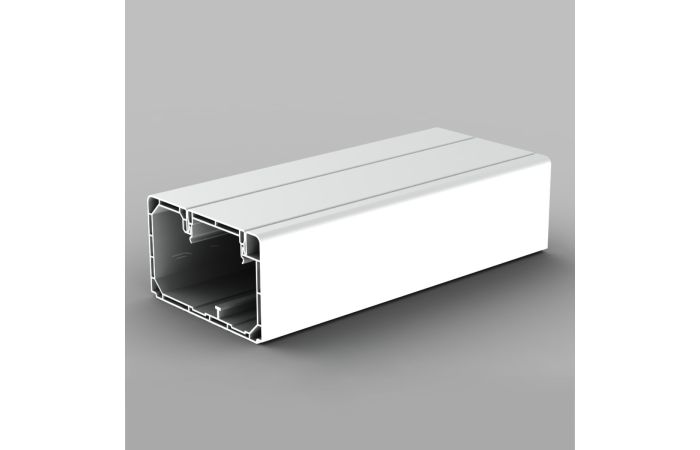 Kanalas 55x90mm su apsaugine plėvele behalogenis antibakterinis baltos spalvos [2m] - KOPOS KOLIN