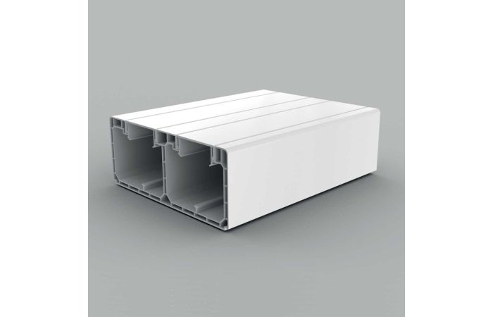 Kanalas 65x160mm su apsaugine plėvele antibakterinis baltos spalvos [2m] - KOPOS KOLIN