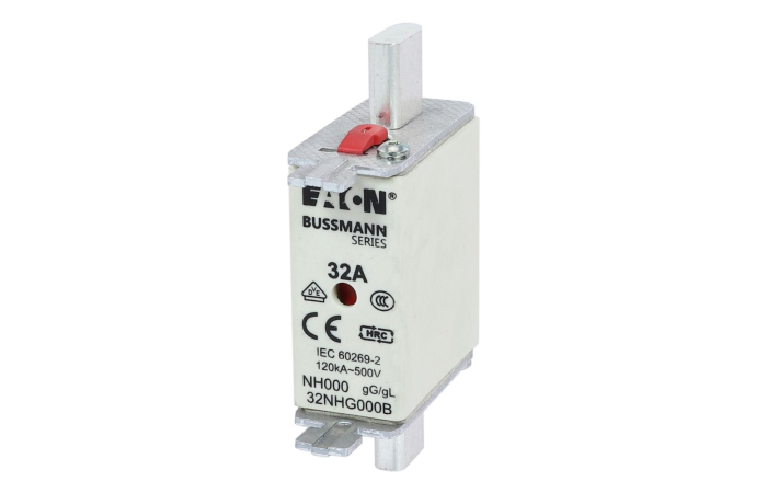 Saugiklis 32A 120kA 500V AC gL/gG NH000 - EATON