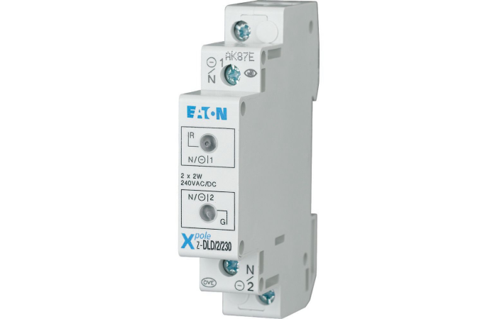 Lemputė modulinė 230V AC/DC žalia+raudona LED Z-DLD/2/230 - EATON