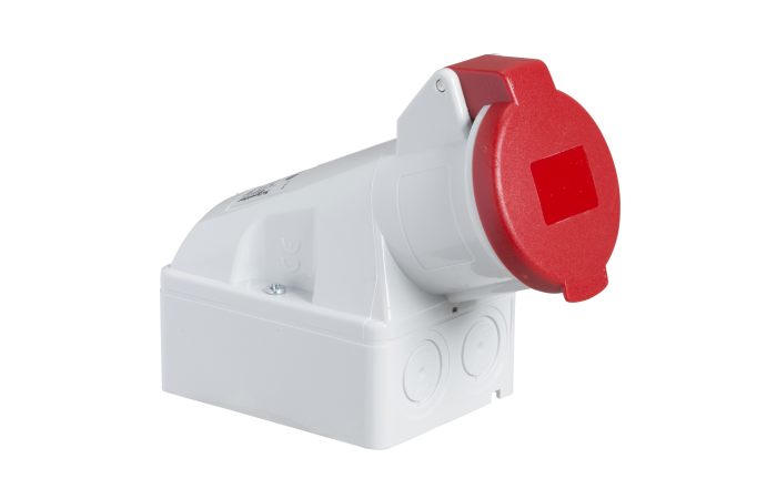 Kistukinis lizdas 4P 16A ant sienos, 83108, INDUSTRIAL SOCKET OUTLETS, PRATIKA LV SOCKETS AND PLUGS, SOCKET LV MOB.16 AN - SCHNEIDER ELECTRIC (pavadinimas tikslinamas)