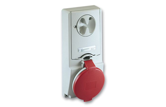 SOCKET UNIKA W/INTERLOCK 16A 3P-E 380-41, 82135, INDUSTRIAL SOCKET OUTLETS, PRATIKA LV SOCKETS AND PLUGS, LOCK IND SOCKETS - SCHNEIDER ELECTRIC (pavadinimas tikslinamas)