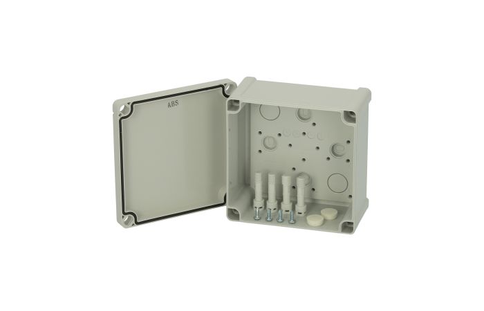Dėžutė v/t [130x130x75] IP65 tuščia pilkos spalvos TA131308 - FIBOX