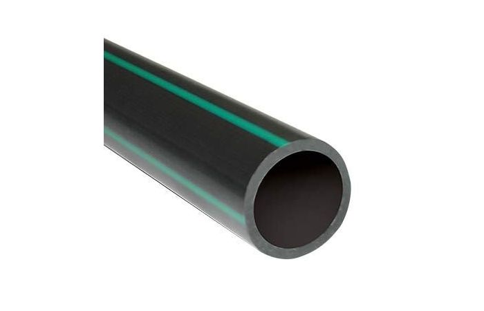 Vamzdis D50/4.6 su žalia juosta HDPE Opto [100m] - HOHLE