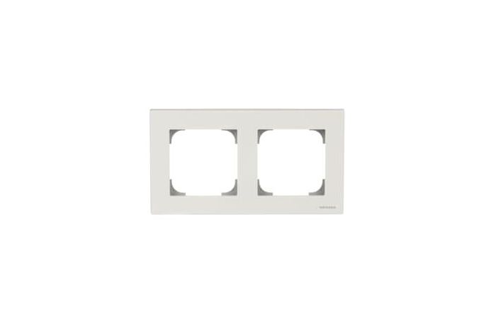 Rėmelis dvigubas baltos spalvos 8572 BL SKY Niessen - ABB