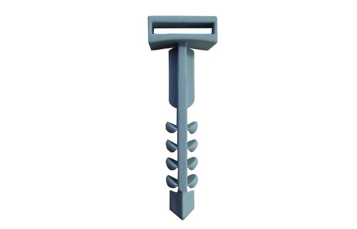 Kaištis įkalamas dirželiui tvirtinti 6x40mm pilkas UV PDSNK40 [100] - PROTEC