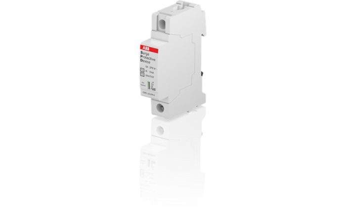 Apsauga viršįtampių 1P C+D 20kA 2+3 tipo OVR T2-T3 20-275 P QS - ABB