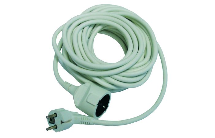 Ilgiklis 10m 1 lizdo su įžeminimu Baltas PSVL 315-10 WS - PROTEC