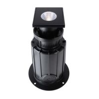 Šviestuvas į/ž LED 5W IP67 3000K 520lm 63x63mm H-90mm juodos spalvos su laidu 0.5m NC COB I - DEKO LIGHT