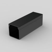 Kanalas 40x40mm su apsaugine plėvele juodos spalvos [2m] - KOPOS KOLIN