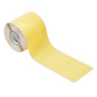 Lipdukas tuščias 6x15mm geltonas THM GEW 15/6 GE [rulone 10000 vnt] - WEIDMULLER