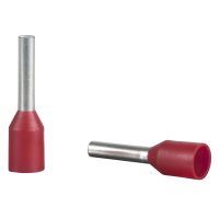 Antgalis gilzinis izoliuotas 1mm2 Cu raudonas L-14mm Linergy [100] - SCHNEIDER ELECTRIC