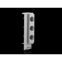 Adapteris saugikliams 3P 25A 500V 1.5-16mm2 ant šynų su dangteliu DII-E27 SV 3427.040 [pak. po 5 vnt.] - RITTAL