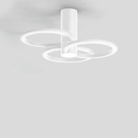 Šviestuvas v/t LED 39W IP20 3000K 3641lm D-420mm H-200mm dimeriuojamas baltos matinės spalvos DALI - BEGA