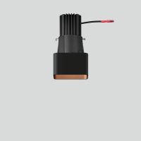 Šviestuvas į/l LED 14.3W IP20 3000K 676lm 80x80mm H-150mm juodos/vario matinės spalvos STUDIO LINE - BEGA