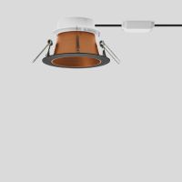 Šviestuvas į/l LED 11.8W IP20 3000K 537lm D-130mm H-80mm dimeriuojamas juodos/vario matinės spalvos DALI STUDIO LINE - BEGA