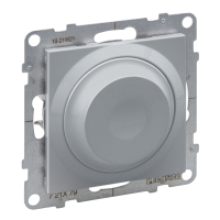 Reguliatorius šviesos p/t pasukamas 5W-75W LED be rėmelio aliuminio spalvos Suno - LEGRAND