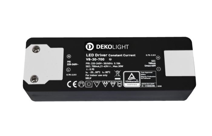 Transformatorius LED 30W 700mA 43V - DEKO LIGHT