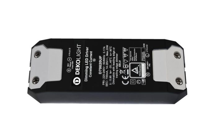 Transformatorius LED 20W 700mA 28V dimeriuojamas - DEKO LIGHT