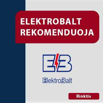 Elektrobalt rekomenduoja prekės
