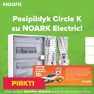 Pasipildyk Circle K su NOARK Electric
