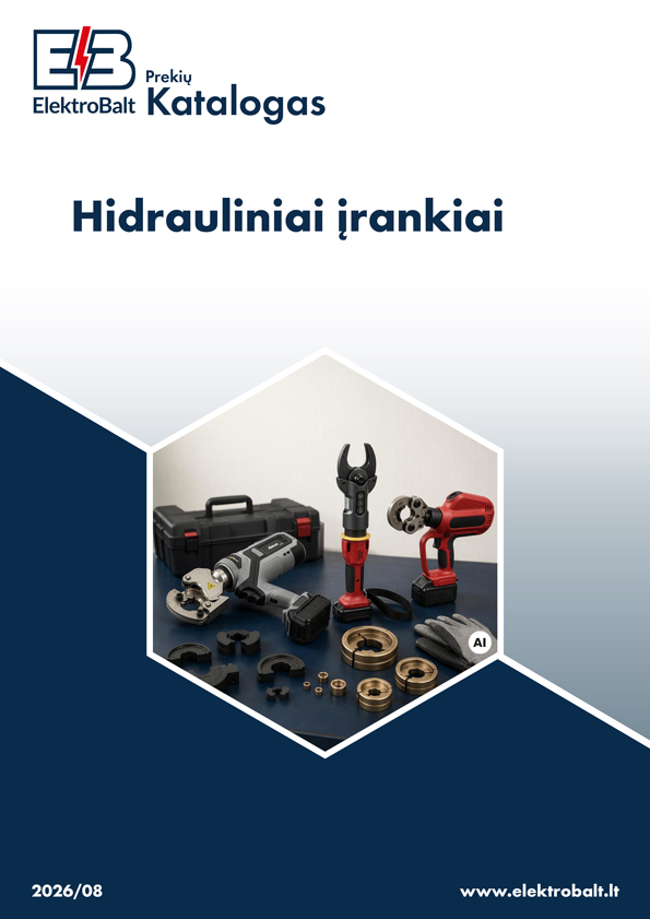 Hidrauliniai įrankiai 2026 | Elektrobalt &ndash; profesionalus pasirinkimas